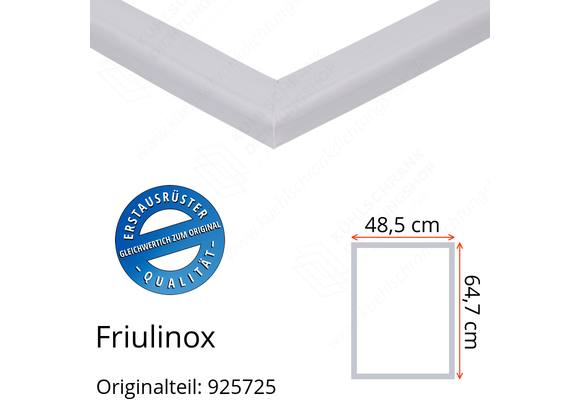 Friulinox Türdichtung 64,7 x 48,5 cm Ersatzteil: 925725