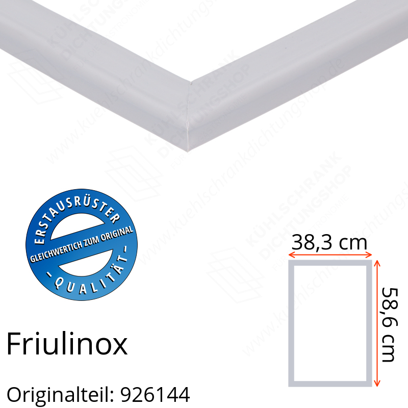 Friulinox Türdichtung 58,6 x 38,3 cm Ersatzteil: 926144