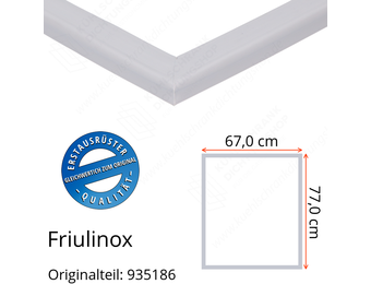 Friulinox Türdichtung 77,0 x 67,0 cm Ersatzteil: 935186