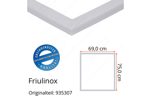 Friulinox Türdichtung 75,0 x 69,0 cm Ersatzteil: 935307