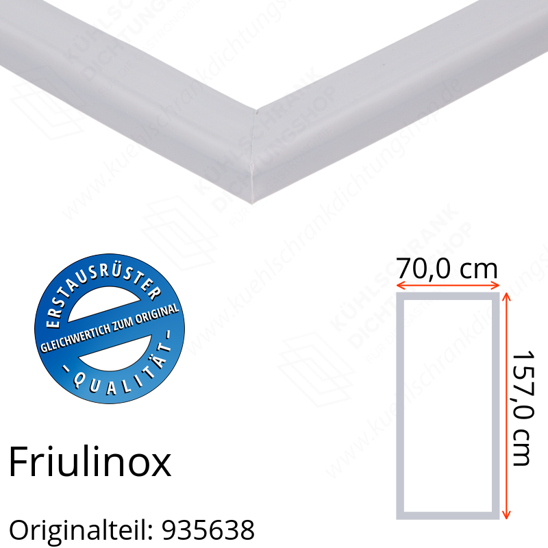 Friulinox Türdichtung 157,0 x 70,0 cm Ersatzteil: 935638