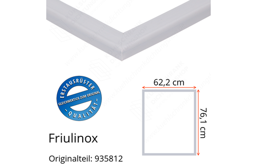 Friulinox Türdichtung 76,1 x 62,2 cm Ersatzteil: 935812