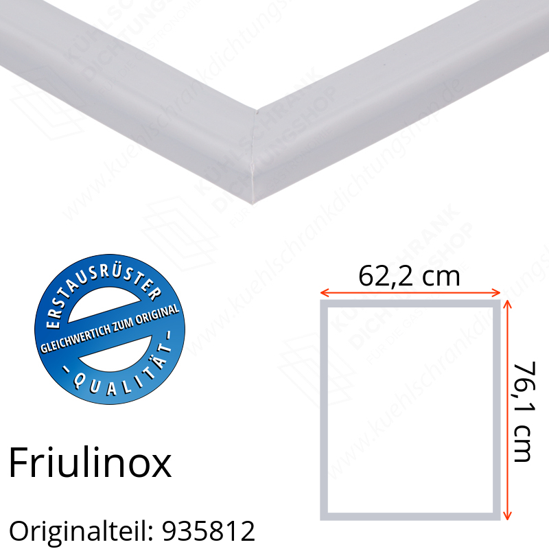 Friulinox Türdichtung 76,1 x 62,2 cm Ersatzteil: 935812