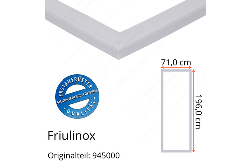 Friulinox Türdichtung 196,0 x 71,0 cm Ersatzteil: 945000