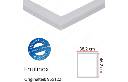 Friulinox Türdichtung 46,2 x 38,2 cm Ersatzteil: 965122