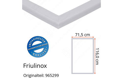 Friulinox Türdichtung 116,0 x 71,5 cm Ersatzteil: 965299