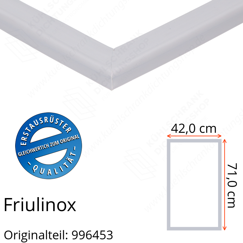 Friulinox Türdichtung 71,0 x 42,0 cm Ersatzteil: 996453