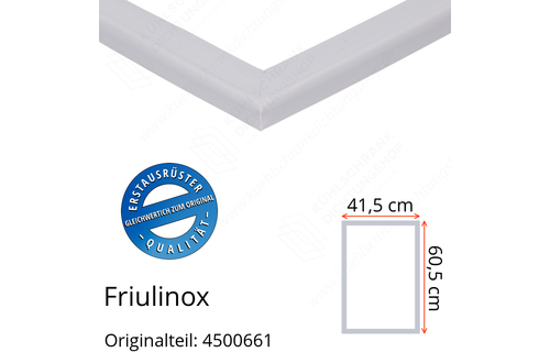 Friulinox Türdichtung 60,5 x 41,5 cm Ersatzteil: 4500661