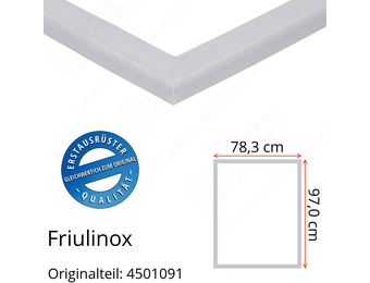 Friulinox Türdichtung 97,0 x 78,3 cm Ersatzteil: 4501091