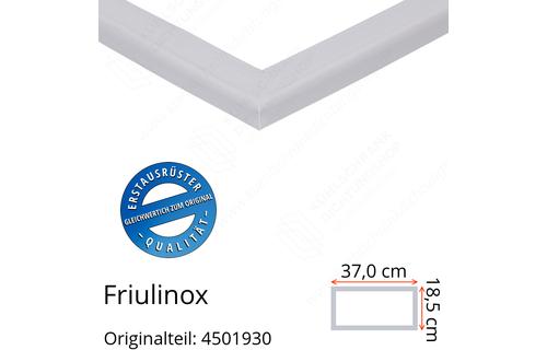 Friulinox Schubladedichtung 18,5 x 37,0 cm Ersatzteil: 4501930