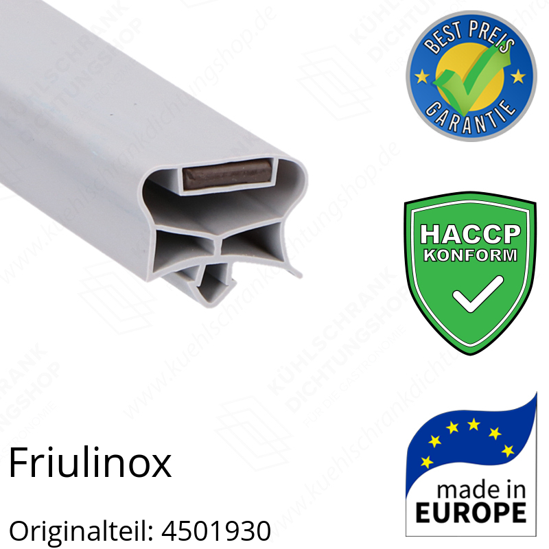 Friulinox Schubladedichtung 18,5 x 37,0 cm Ersatzteil: 4501930