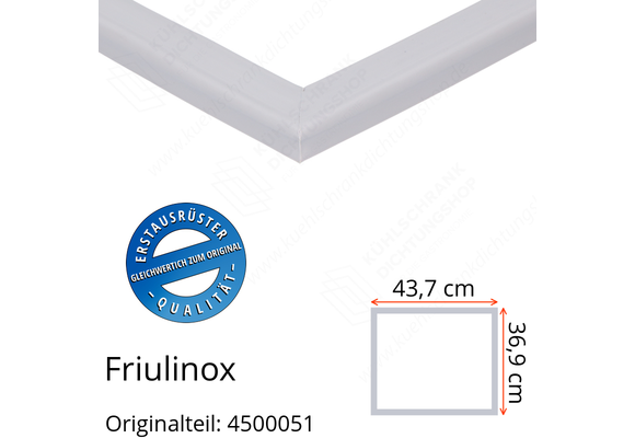Friulinox Schubladedichtung 36,9 x 43,7 cm Ersatzteil: 4500051
