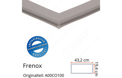 Frenox Schubladendichtung 19,4 x 43,2 cm Ersatzteil: A00CO100 für verschiedene Modelle