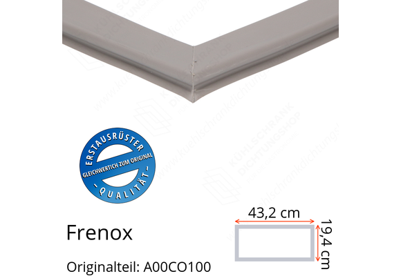 Frenox Schubladendichtung 19,4 x 43,2 cm Ersatzteil: A00CO100 für verschiedene Modelle
