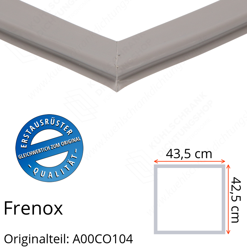 Frenox Schubladendichtung 42,5 x 43,5 cm Ersatzteil: A00CO104 für verschiedene Modelle