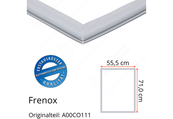Frenox Türdichtung 71,0 x 55,5 cm Ersatzteil: A00CO111 für verschiedene Modelle