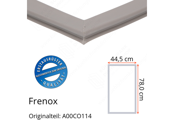 Frenox Türdichtung 78,0 x 44,5 cm Ersatzteil: A00CO114 für verschiedene Modelle