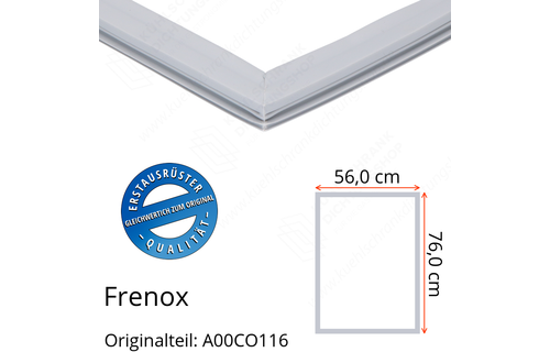 Frenox Türdichtung 76,0 x 56,0 cm Ersatzteil: A00CO116 für verschiedene Modelle