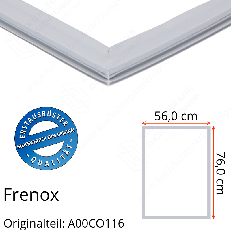 Frenox Türdichtung 76,0 x 56,0 cm Ersatzteil: A00CO116 für verschiedene Modelle