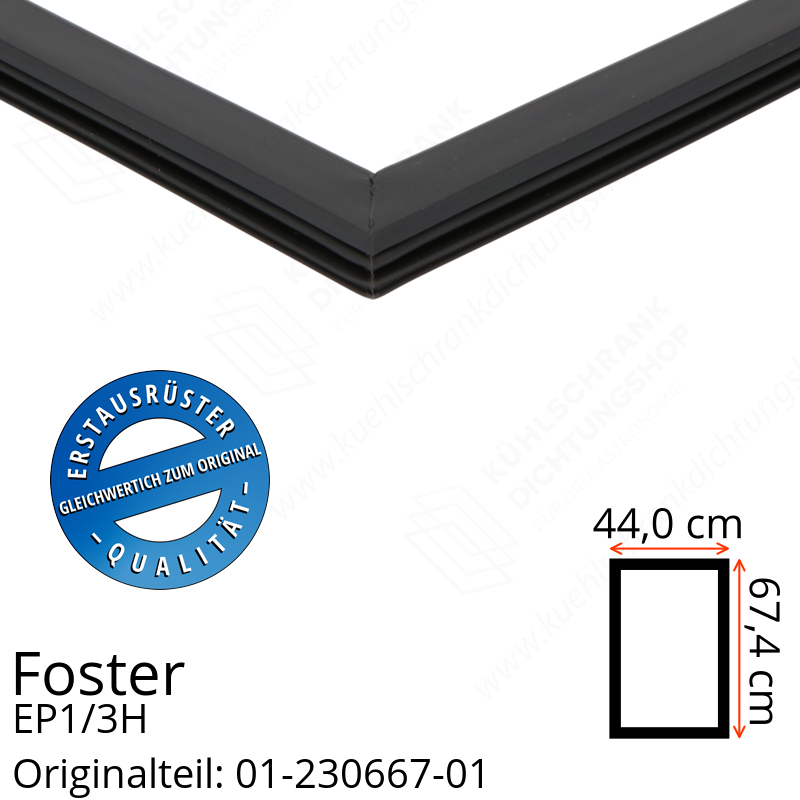 Foster EP1/3H Türdichtung 67,4 x 44,0 cm