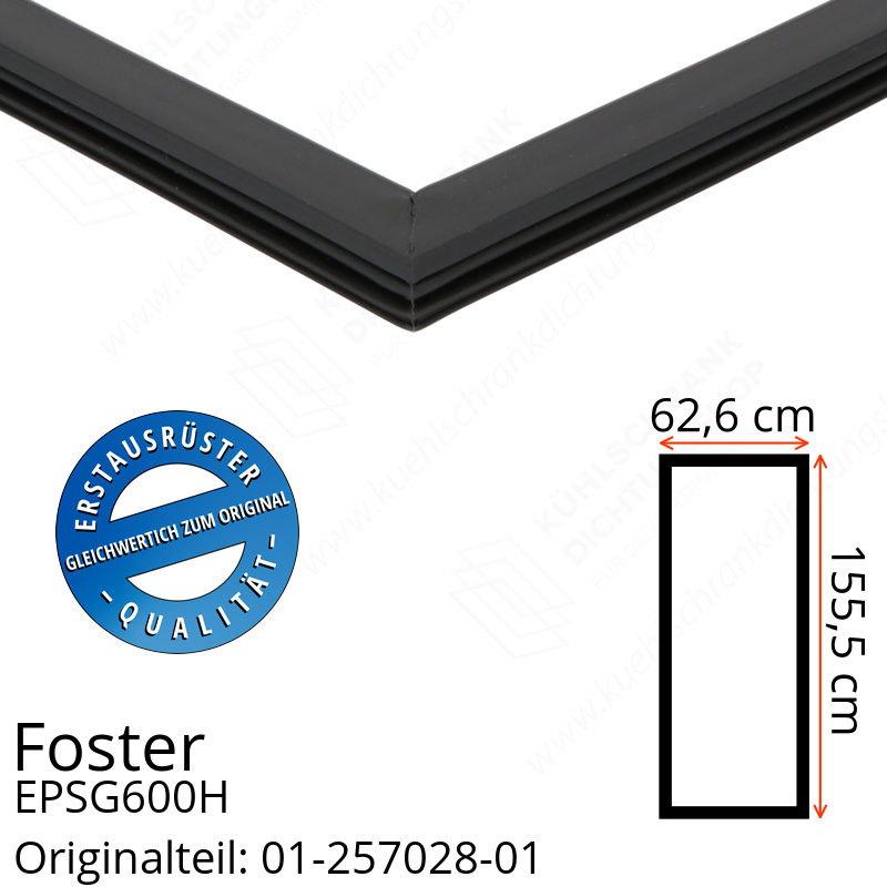 Foster EPSG600H Türdichtung 155,5 x 62,6 cm