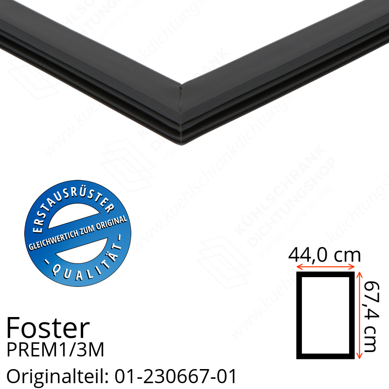 Foster PREM1/3M Türdichtung 67,4 x 44,0 cm