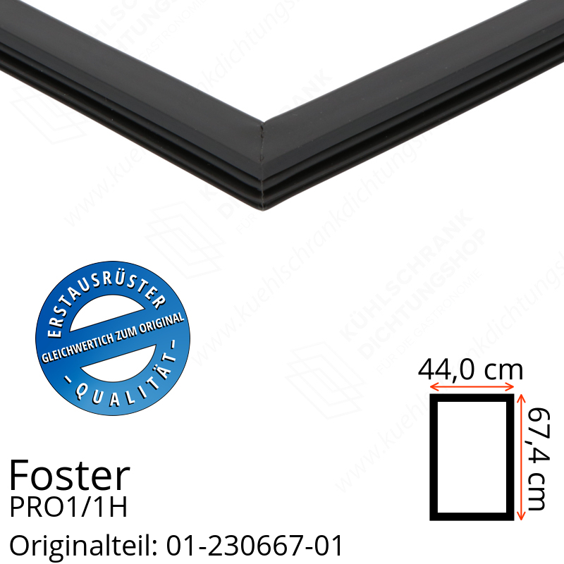 Foster PRO1/1H Türdichtung 67,4 x 44,0 cm