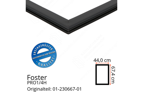 Foster PRO1/4H Türdichtung 67,4 x 44,0 cm