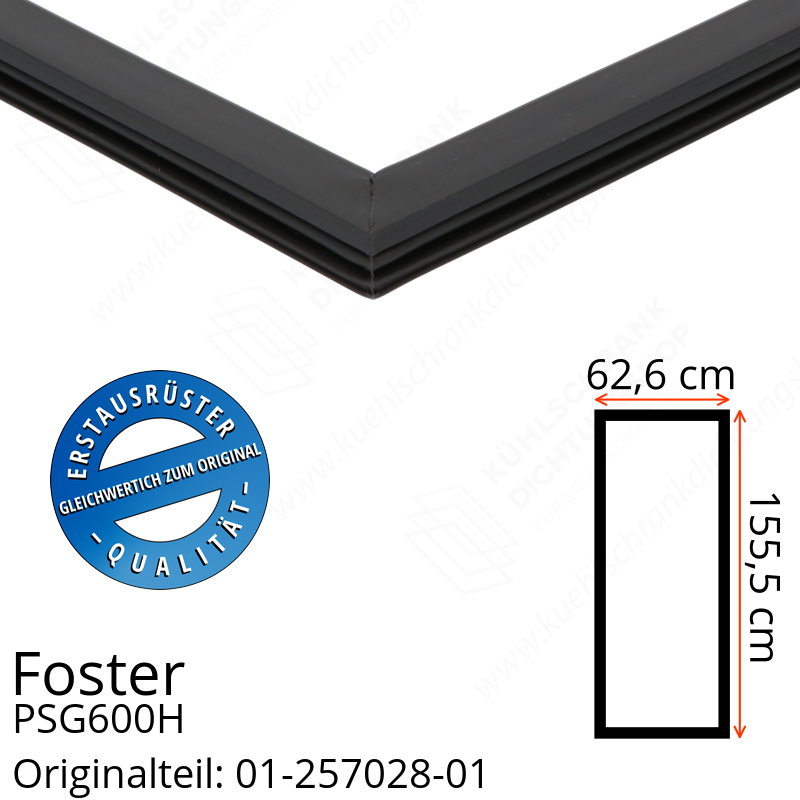 Foster PSG600H Türdichtung 155,5 x 62,6 cm
