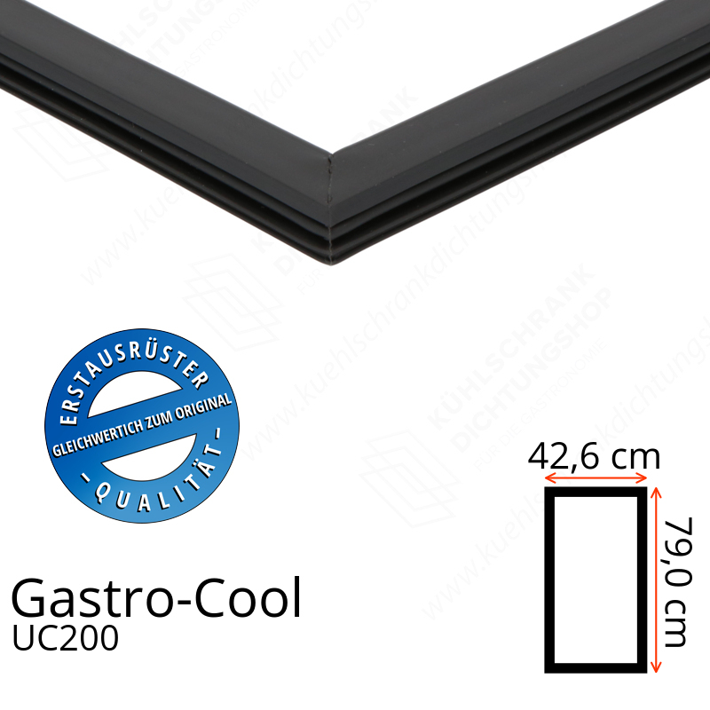 Gastro-Cool UC200 Türdichtung 79,0 x 42,6 cm