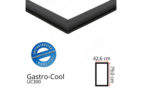 Gastro-Cool UC300 Türdichtung 79,0 x 42,6 cm