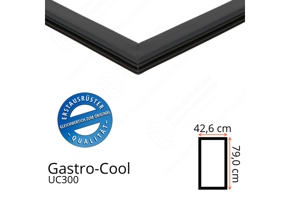 Gastro-Cool UC300 Türdichtung 79,0 x 42,6 cm