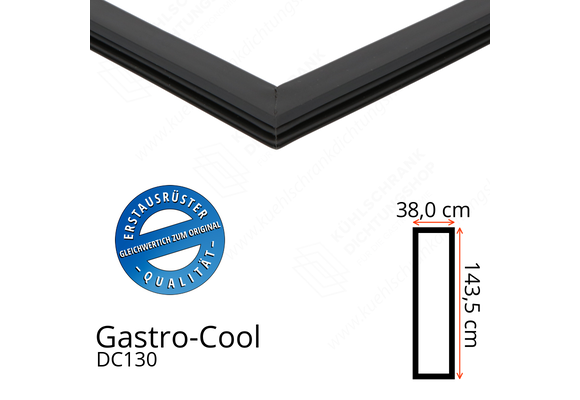 Gastro-Cool DC130 Türdichtung 143,5 x 38,0 cm