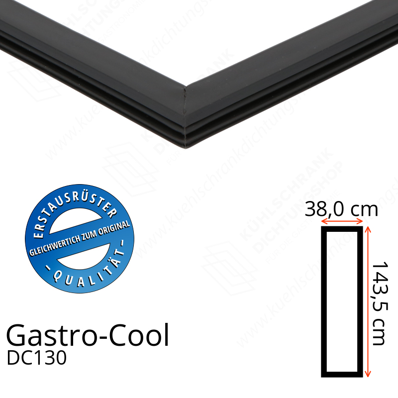Gastro-Cool DC130 Türdichtung 143,5 x 38,0 cm