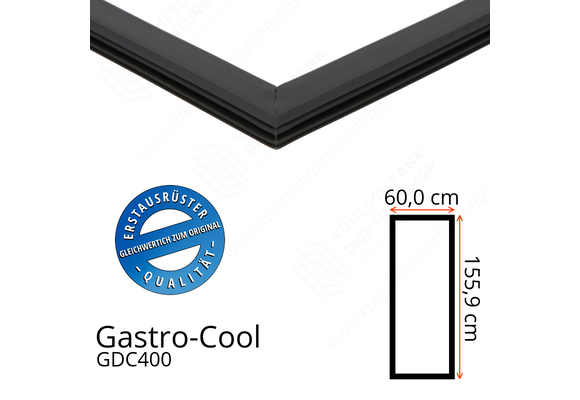 Gastro-Cool GDC400 Türdichtung 155,9 x 60,0 cm