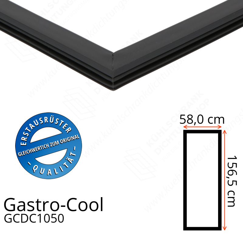 Gastro-Cool GCDC1050 Türdichtung 156,5 x 58,0 cm