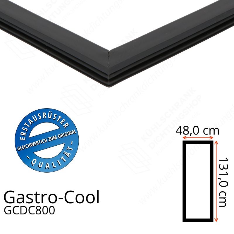Gastro-Cool GCDC800 Türdichtung 131,0 x 48,0 cm