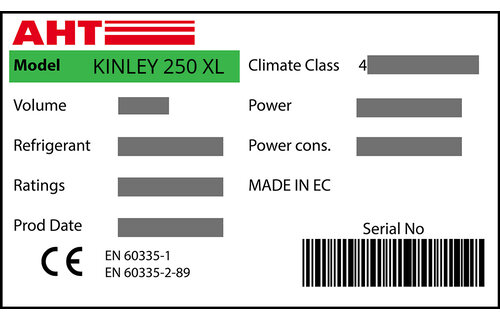 AHT KINLEY 250 XL Türdichtung 93,5 x 54,2 cm