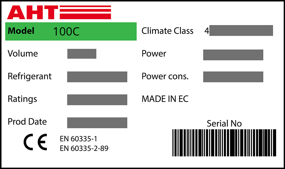 AHT 100C Türdichtung 59,5 x 47,0 cm