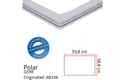 Polar G598 Türdichtung 38,8 x 59,8 cm