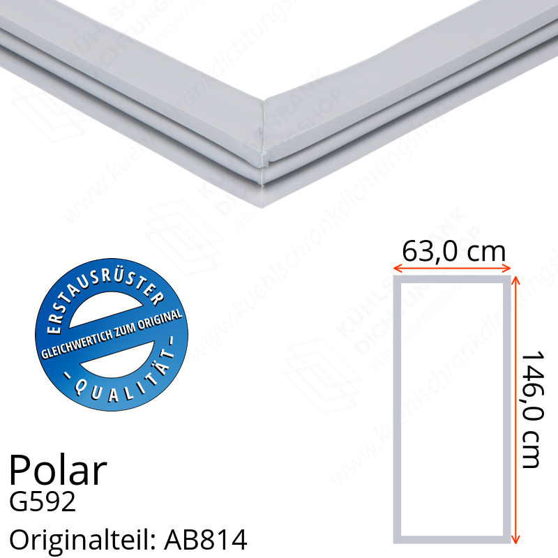 Polar G592 Türdichtung 146,0 x 63,0 cm
