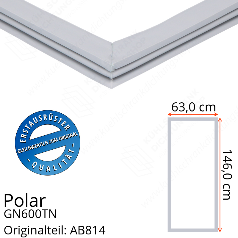 Polar GN600TN Türdichtung 146,0 x 63,0 cm