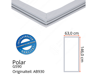 Polar G590 Türdichtung 146,0 x 63,0 cm