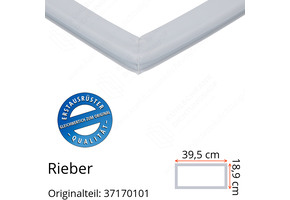 Rieber Schubladendichtung 18,9 x 39,5 cm Ersatzteil: 37170101 für verschiedene Modelle