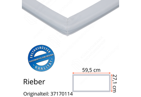 Rieber Schubladendichtung 27,1 x 59,5 cm Ersatzteil: 37170114 für verschiedene Modelle