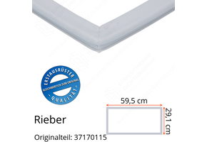 Rieber Schubladendichtung 29,1 x 59,5 cm Ersatzteil: 37170115 für verschiedene Modelle