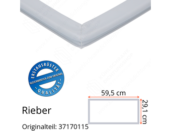Rieber Schubladendichtung 29,1 x 59,5 cm Ersatzteil: 37170115 für verschiedene Modelle