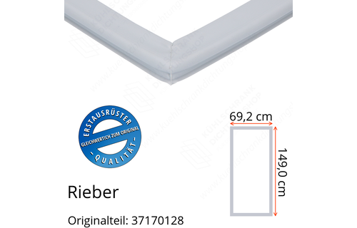 Rieber Türdichtung 149,0 x 69,2 cm Ersatzteil: 37170128 für verschiedene Modelle