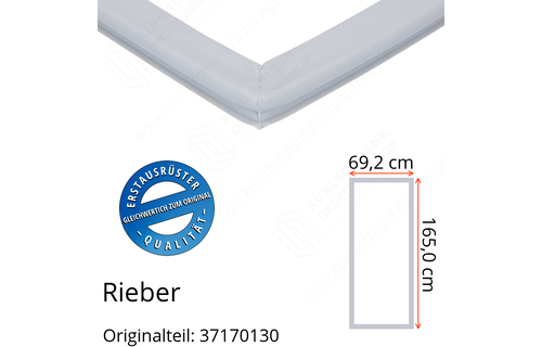 Rieber Türdichtung 165,0 x 69,2 x 165,0 cm Ersatzteil: 37170130 für verschiedene Modelle