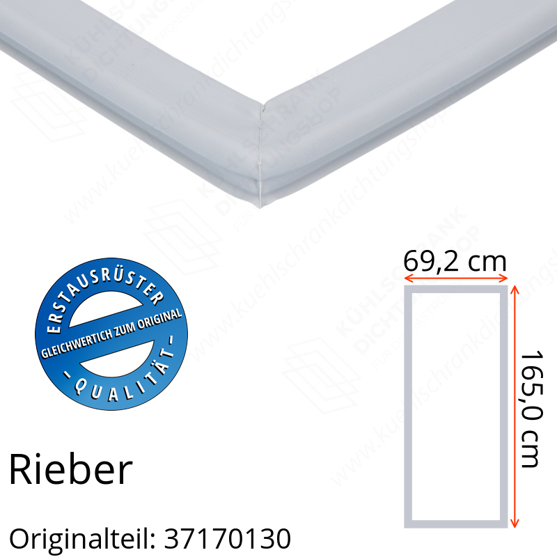 Rieber Türdichtung 165,0 x 69,2 x 165,0 cm Ersatzteil: 37170130 für verschiedene Modelle